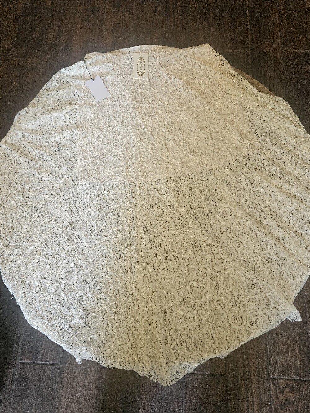 JoyFolie Lace Tiered Skirt - M - Picture 11 of 12